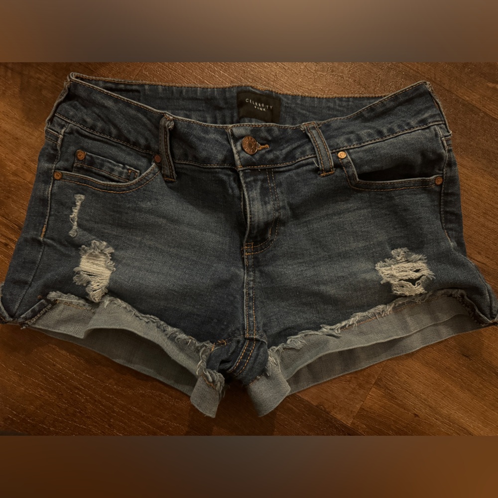 Celebrity Pink denim shorts